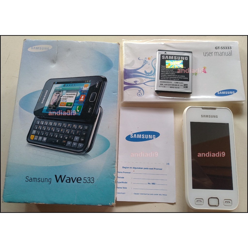 SAMSUNG WAVE 533 RUSAK