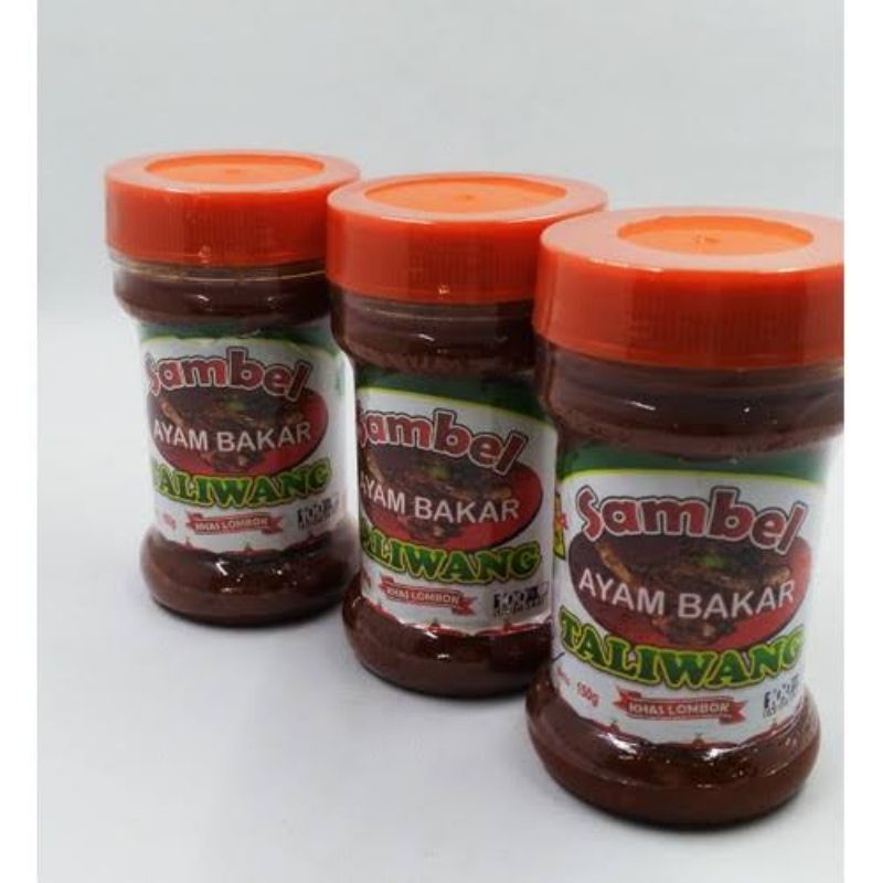 

Sambal ayam bakar taliwang khas lombok (botol 150 gram)