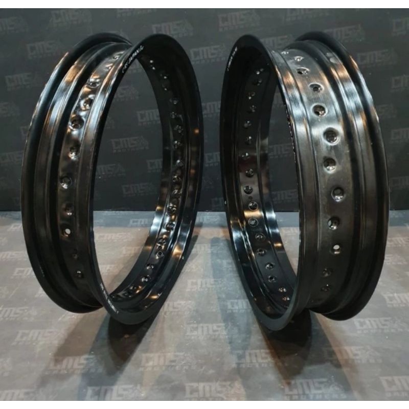 Velg velek pelek veleg lingkar aloy alloy crv ori japan 17 300 350 hitam kilat