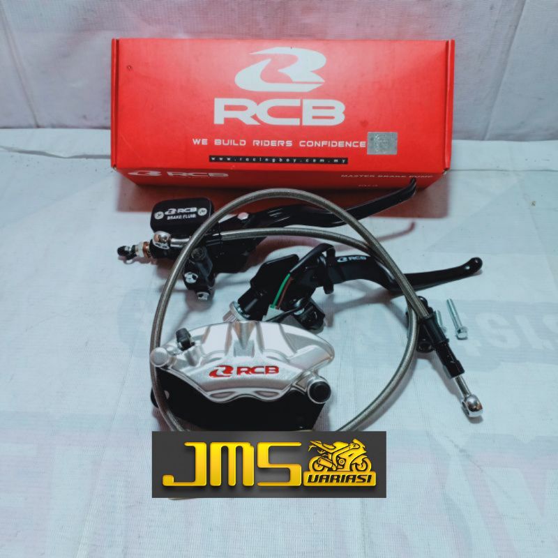 master rem kotak rcb plus handle kopling rcb plus kaliper rcb plus selang tdr 35 inch/90cm silver set paketan satria f150 MX MX king MX new Sonic GTR gsx 150 Vixion R15 ninja r ninja rr ninja 250 R25 beat Mio Vario soul