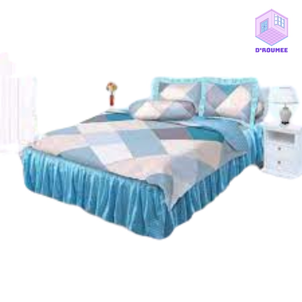Sprei Rumbai All New My Love Coastal Ukuran 160x200 Queen & 180x200 King Tinggi 30 Sprey Minimalis S