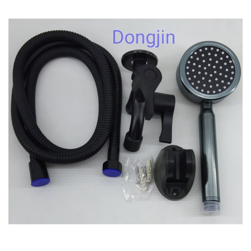 Paket Komplit Hand Shower Set hitam /Paket Shower Mandi