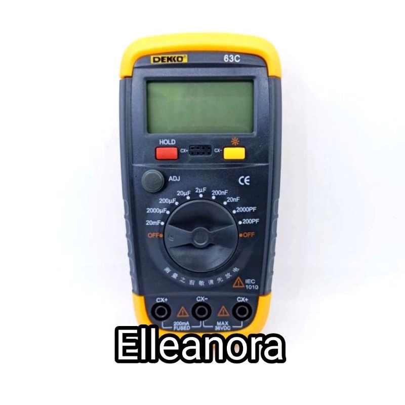 Capacitance Capasitor Meter Digital Dekko 63C