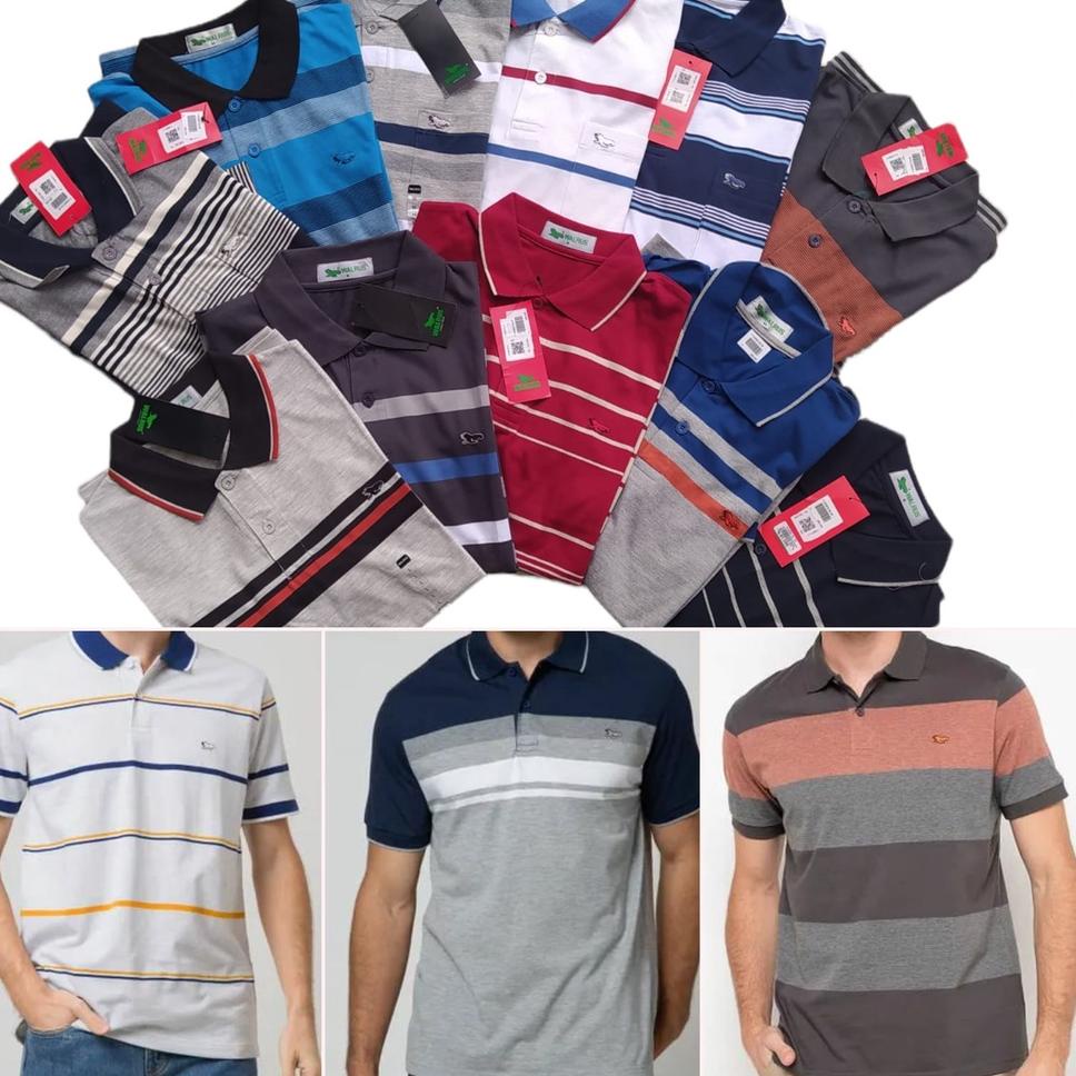 Kaos krah walrus FULL TAG kerah branded baju atasan dewasa cowok pria dewasa polo ▫ PDT.18Oc22ᴮ