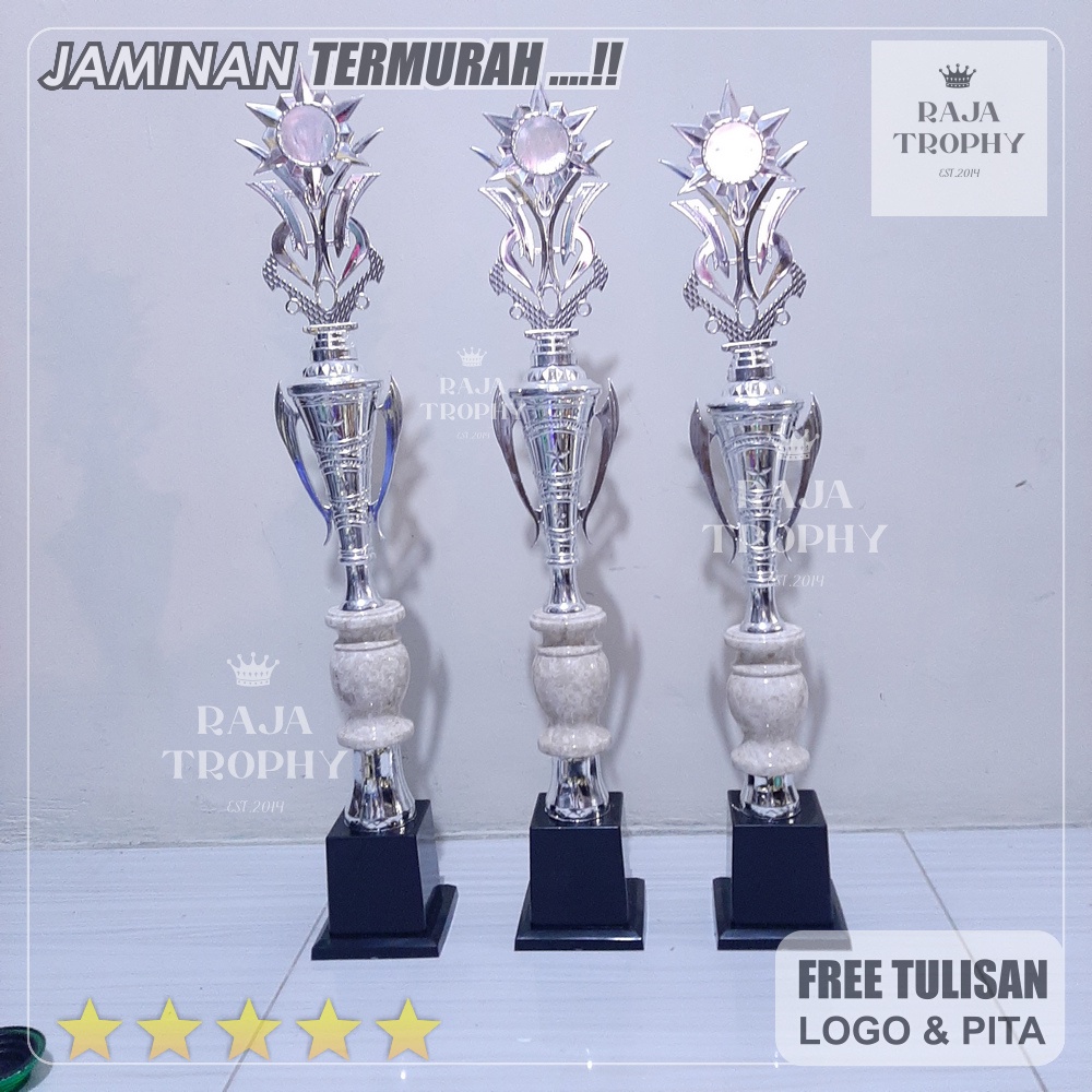 Jual Termurah Paket Piala Set Juara Marmer Akrilik Batu Vas Silver Mt Shopee Indonesia