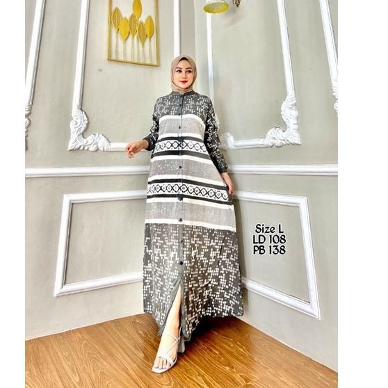 New Stock Gamis Twill Ori Pekalongan Cap Malaman Size M L XL Gamis busui Gamis Kekinian Gamis Syari 