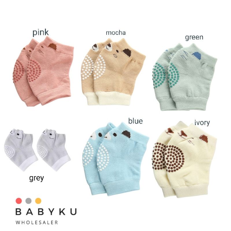 Pelindung lutut anak bayi motif binatang / Baby knee pad protector star