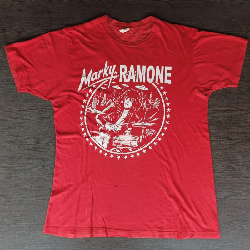 Ramones/Marky Ramone ©Vince Ray -  Vintage, Band Tees