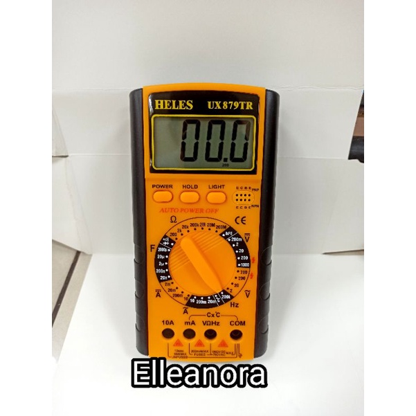 Multitester Multimeter Heles Digital UX-879TR Original