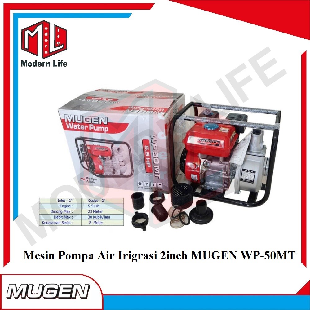 MUGEN WP-50 XT Pompa Air Alkon / pompa air irigasi 2inch Mugen WP - 50 XT