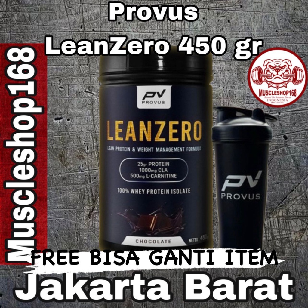 Provus Lean Zero 450 gr 1 Lbs Whey Isolate + Fatburner Ripped