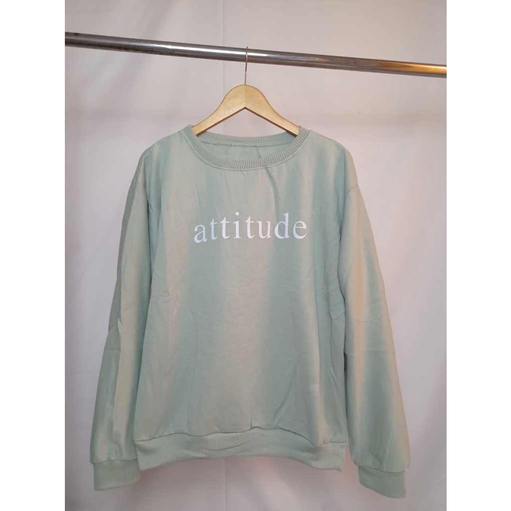 Sweater Wanita Attitude Bahan Fleece