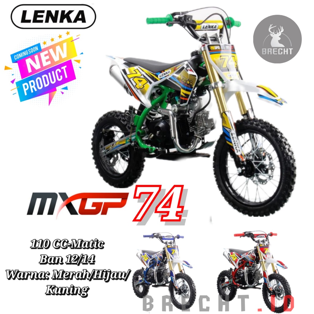 Motor Medium Trail LENKA MXGP 74 Matic 110cc