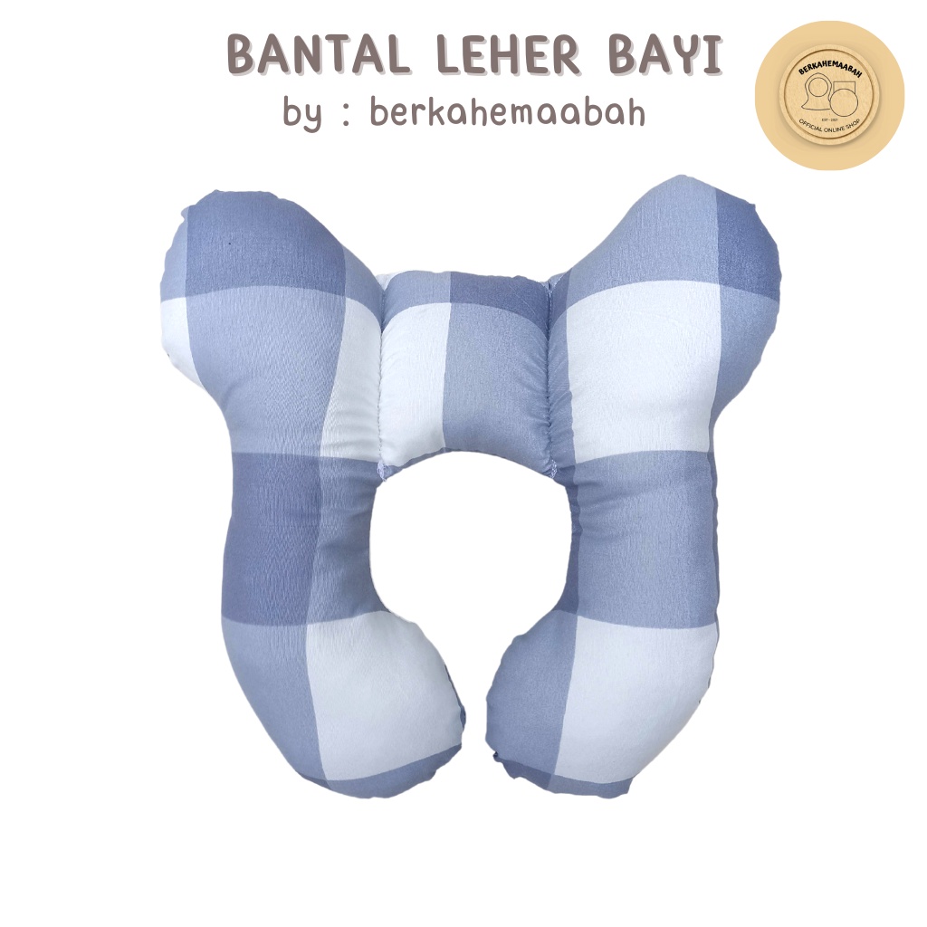 Bantal Leher Bayi Varasi Square | Bantal Kepala Leher Bayi | Baby Travel Pillow | Bantal Perjalanan Bayi | Total Support Headrest