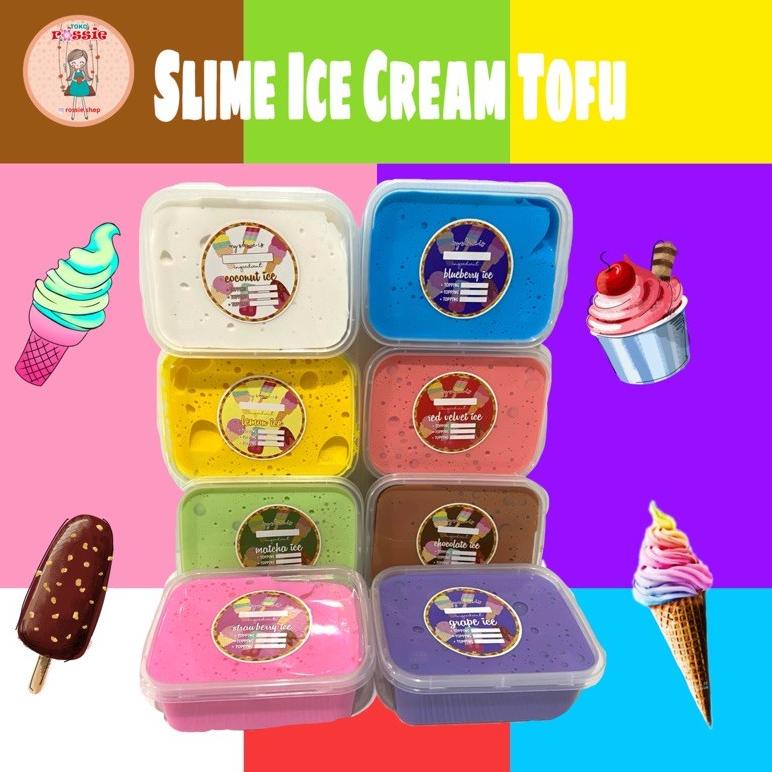 ¥ Slime Variasi Rasa Ice Cream 200cc by Rossie Shop/Free Bonus untuk Setiap Pembelian Slime ✘