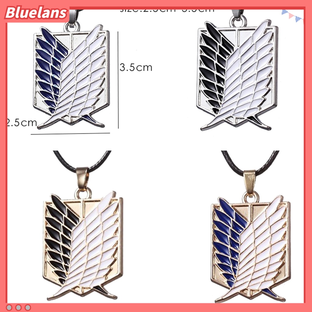 Bluelans Necklace Funny Creative Attack On Titan Anime Cosplay Necklace for Women
