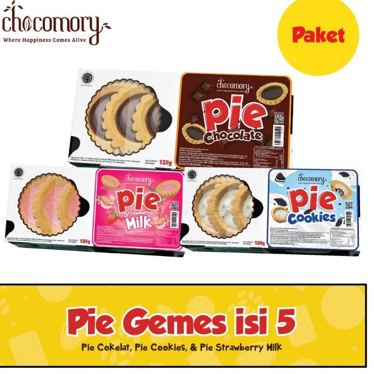 

Sangat Nyaman.. PIE CHOCOMORY ISI 5 PCS TYF