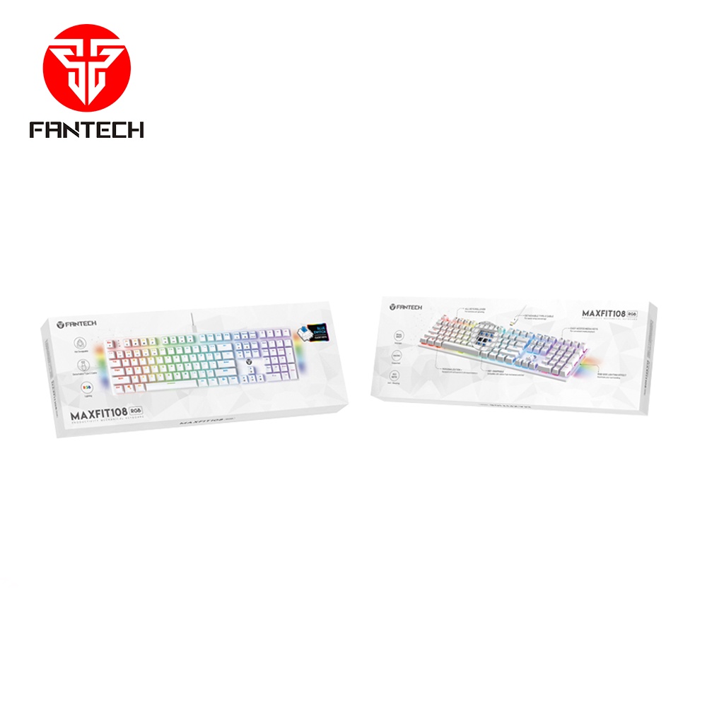 Fantech MK855 MAXFIT108 Hotswap RGB 5 pin Mechanical Keyboard Gaming