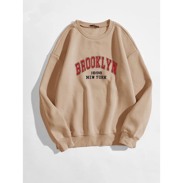 ZASKIYA - BASIC SWEATER BROOKLYN 1898 / CREWNECK POLOS SWEETSHIRT UNISEX