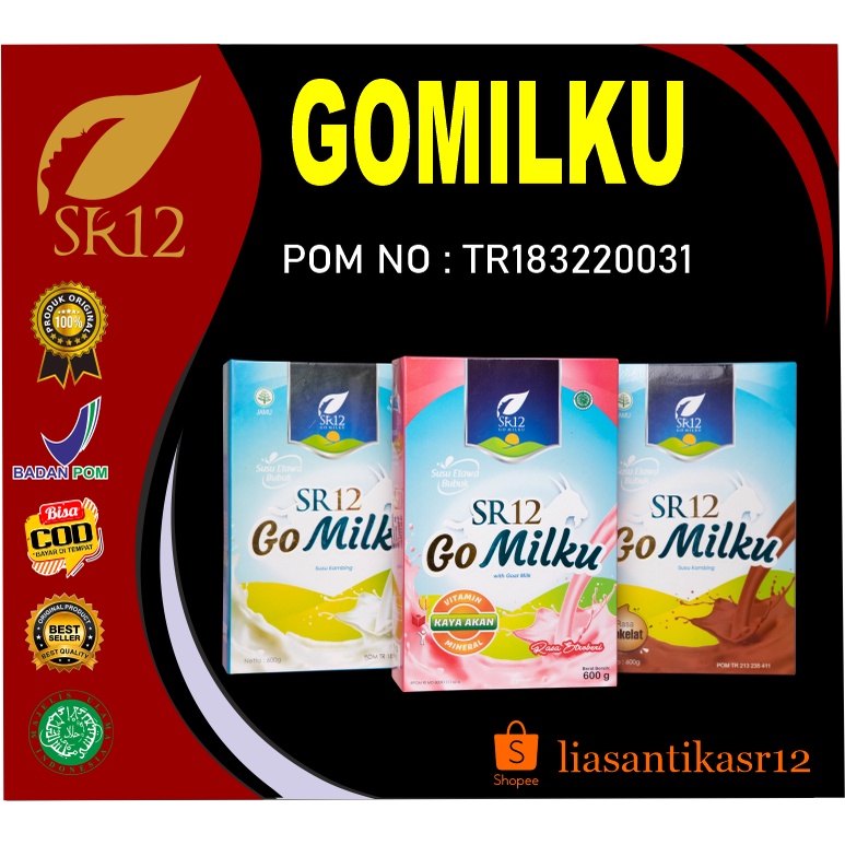 

SUSU KAMBING ETAWA / GO MILKU SR12 200 GRAM