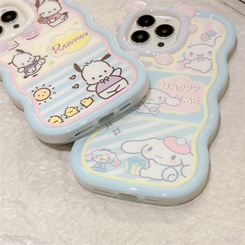 Soft Case TPU Motif Monster Kecil Untuk iPhone 14 13 12 11 Pro Max X Xr Xs Max SE 7 8 6 6s Plus