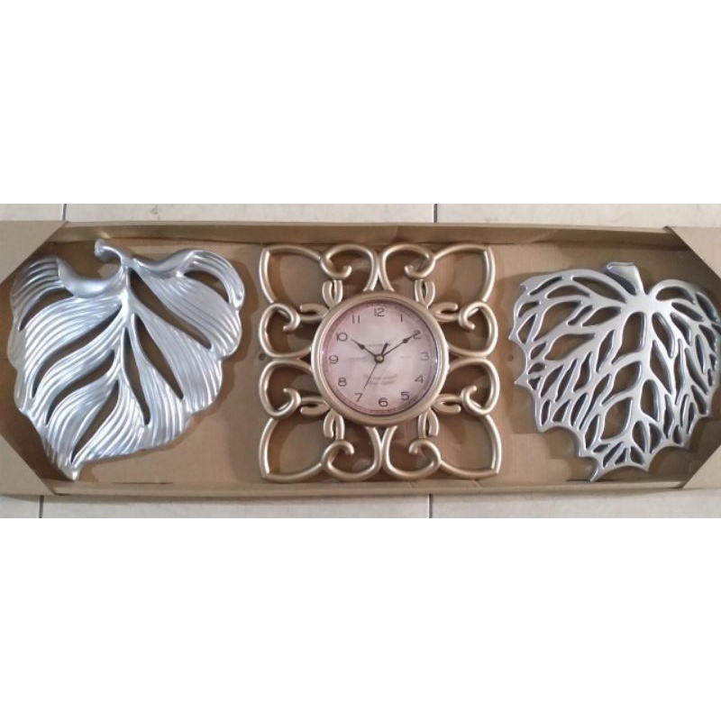 jam dinding satu set hiasan
