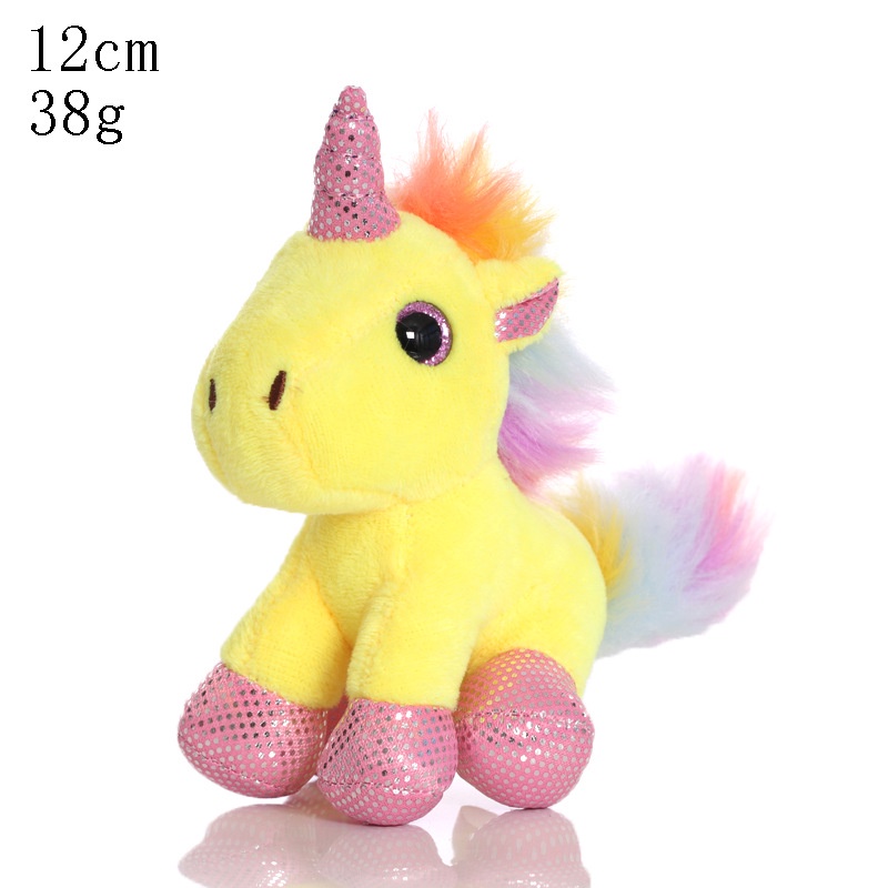 1pc Gantungan Kunci Boneka Unicorn Bahan Plush Aneka Warna Untuk Anak / Dewasa