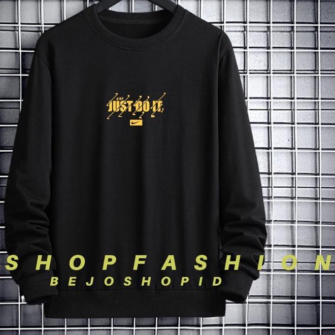 

COD✔️Joshopfashion - Crewneck Josdo it sablon kuning|KD4