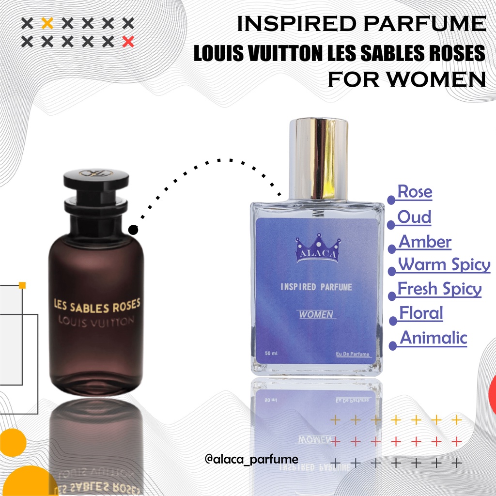Alaca Inspired Parfume Louis Vuitton Les Sables Roses Parfum Farfum Minyak Wangi Wanita Cewek Peremp