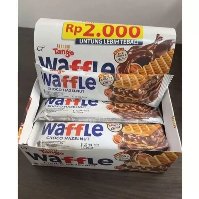 

TANGO WAFFLE CHOCO HAZELNUT 1 PACK ISI 12PCS X 25 GR