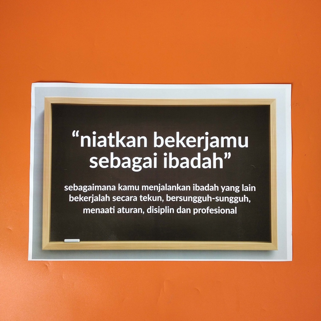 Poster Quote - Poster Kata Semangat Kerja