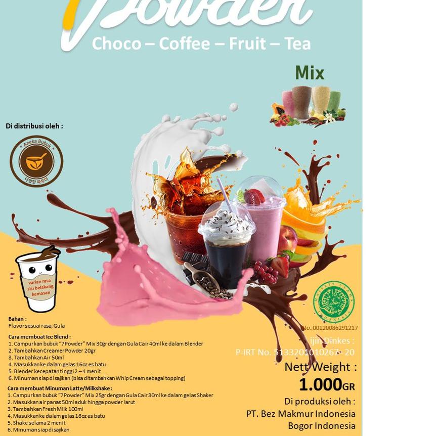 

11.11✔️BUBUK MINUMAN MILK TEA MIX 1KG - SERBUK MINUMAN ES BOBA KEKINIAN RASA MILK TEA POWDER DRINK 1KG|KD5