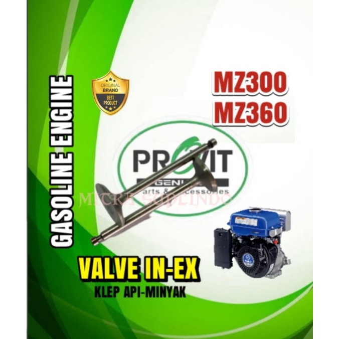 MZ300-MZ360 Valve in-Ex/Klep Api-Minyak mesin penggerak bensin model YAMAHA