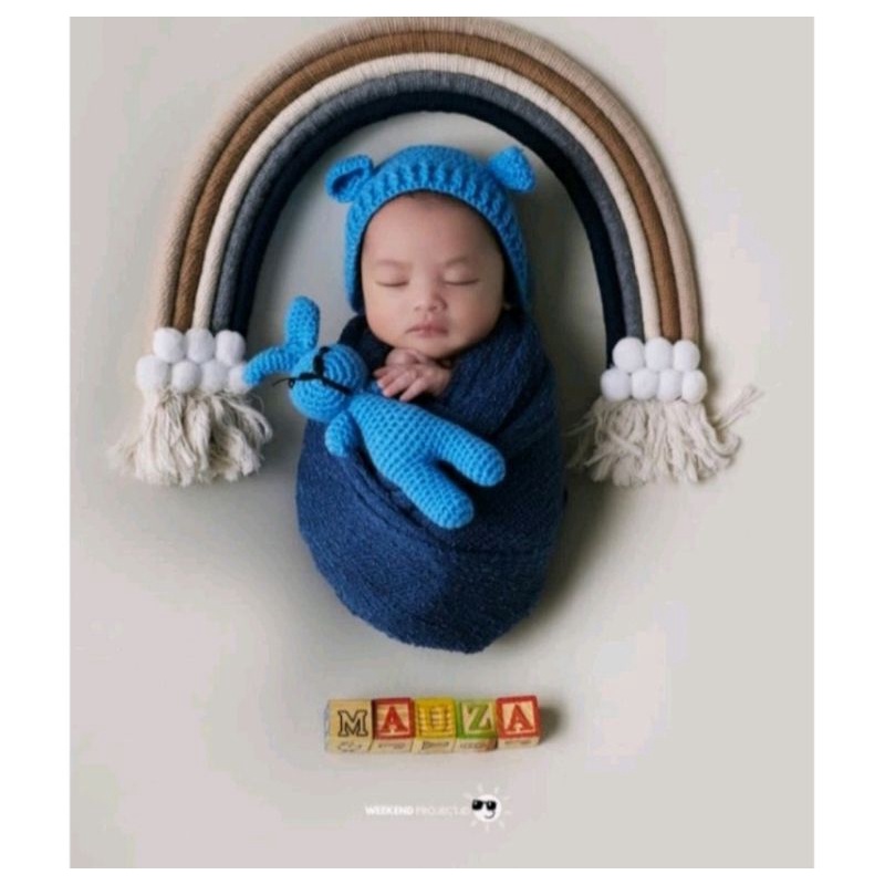 BONEKA AMIGURUMI LUCU UNTUK FOTOSHOOT BABY RAJUT BAYI HANDMADE