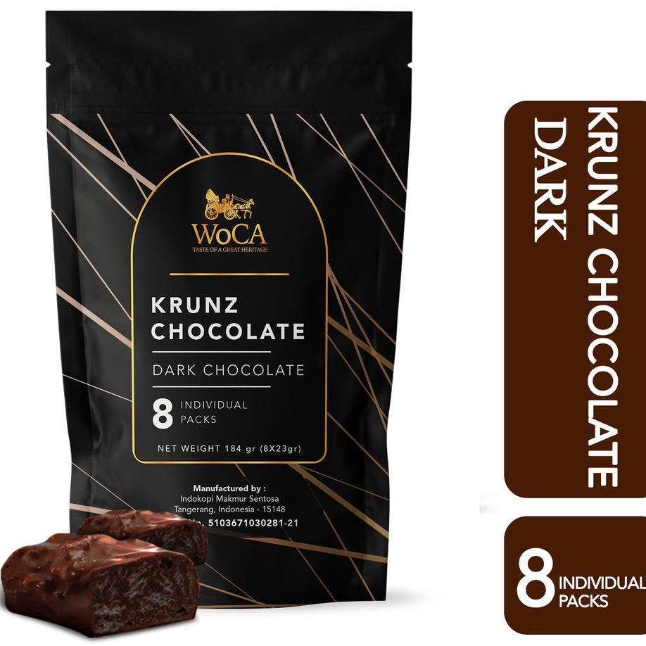

Hemat Banget--WoCA Krunz Chocolate Dark 8 individual packs - Pouch