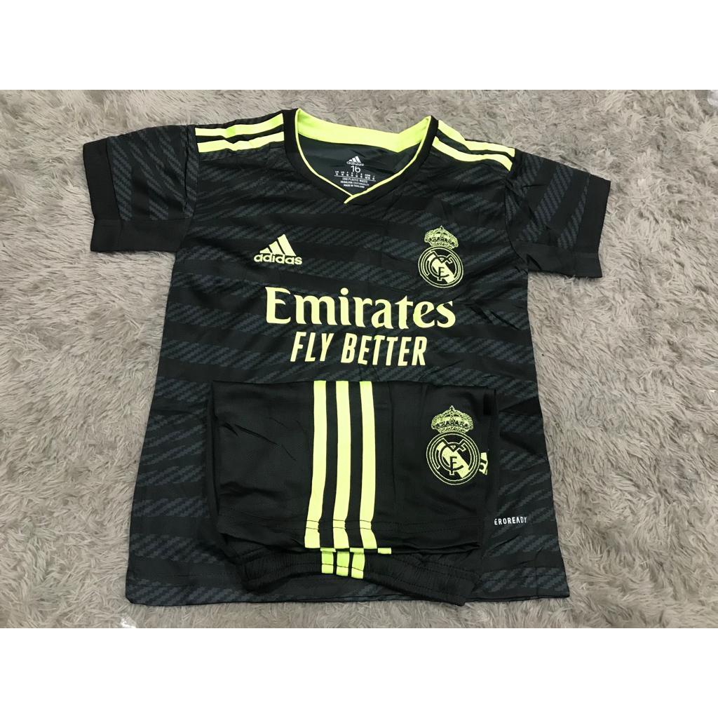 Jersey kids / anak madrid 3rd 2022 - 2023 grade ori import