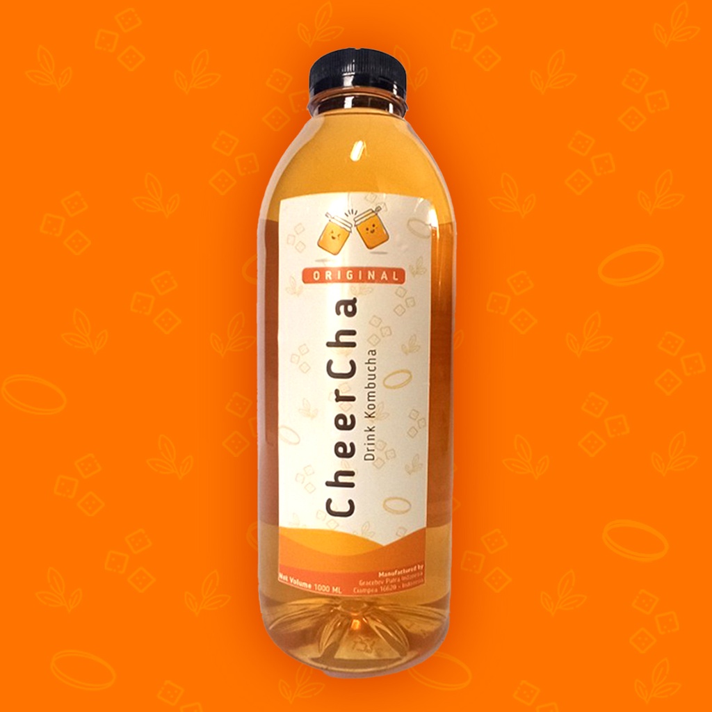 

Premium Kombucha tea - Original | By Cheercha Kombucha - 1L