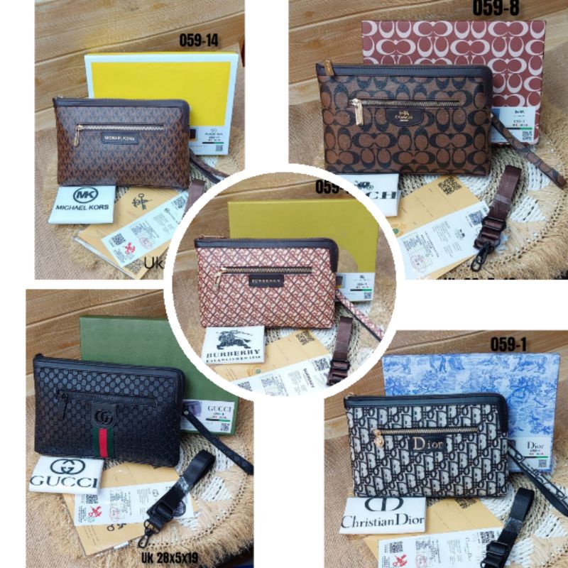 Hanbag Clutch Selempang  059 Free Box &amp; Fakebil