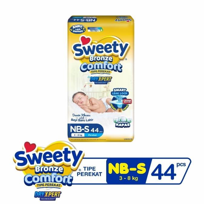 Pampers Sweety Bronze Newborn S44 72-sukajayastore dijamin