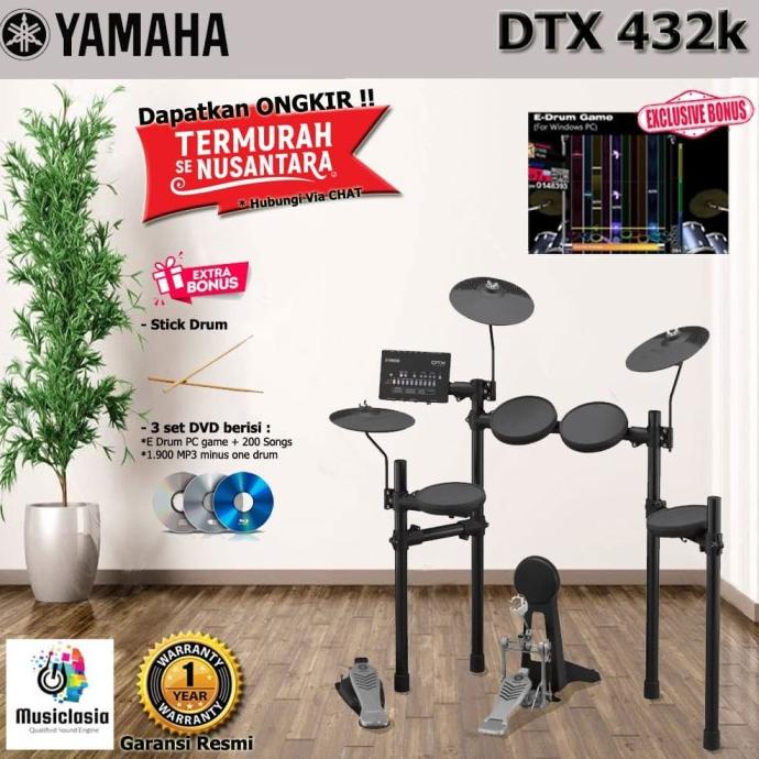 Drum Elektrik Yamaha Dtx432 / Dtx432K / Dtx 432 / 432K / Dtx-432K