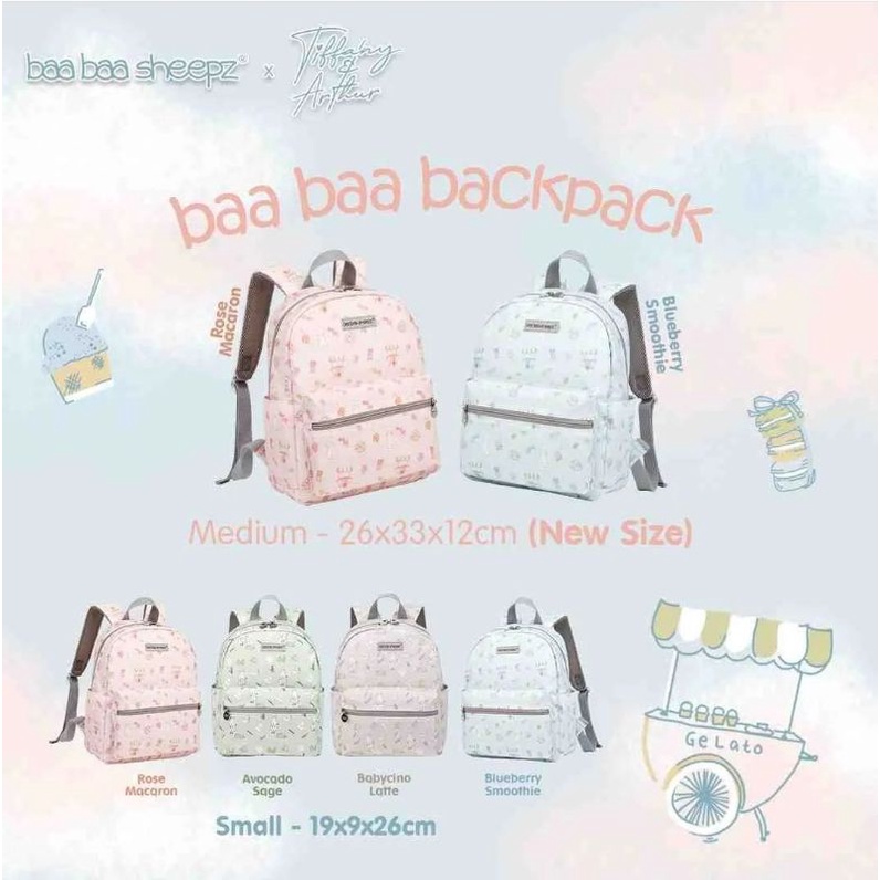 Baabaasheepz X Tiffany&amp;Arthur Backpack Chef - Tas Ransel Anak Small/Medium