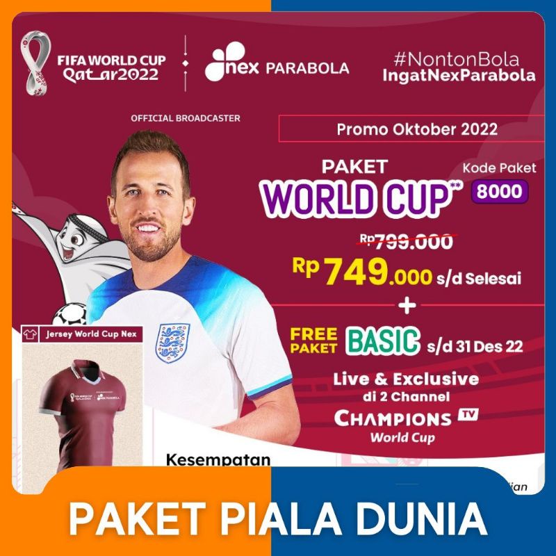 Paket Piala Dunia World Cup Nex Parabola