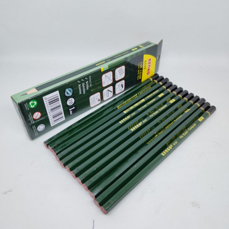 

[ERA] Pensil KENKO 6191 2B For Exam cocok untuk Ujian isi 12pcs