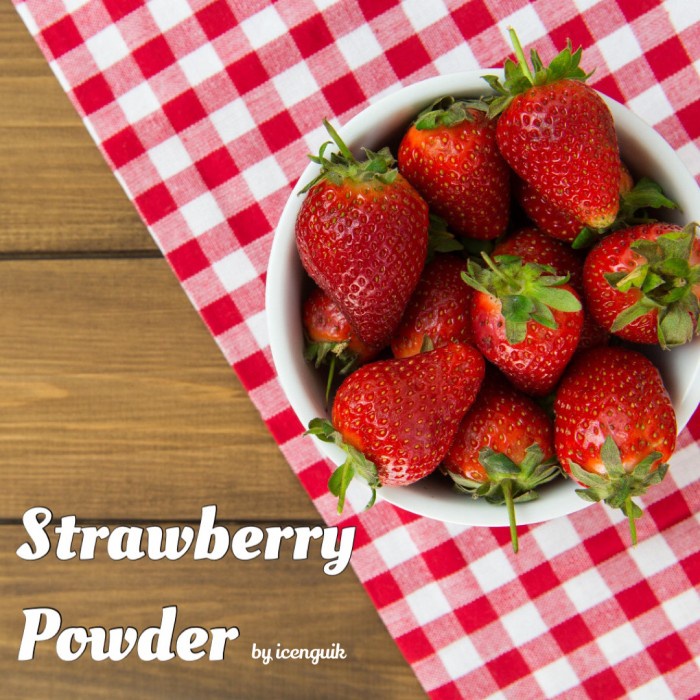 

ORIGINAL MURAH Strawberry powder / bubuk stroberi - repack 100 gram - PREMIUM