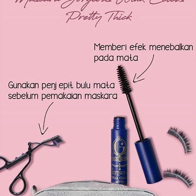 ✦SINAR✦Madame Gie Gorgeous Wink Celebs Prettythick &amp; Beauty Long Mascara