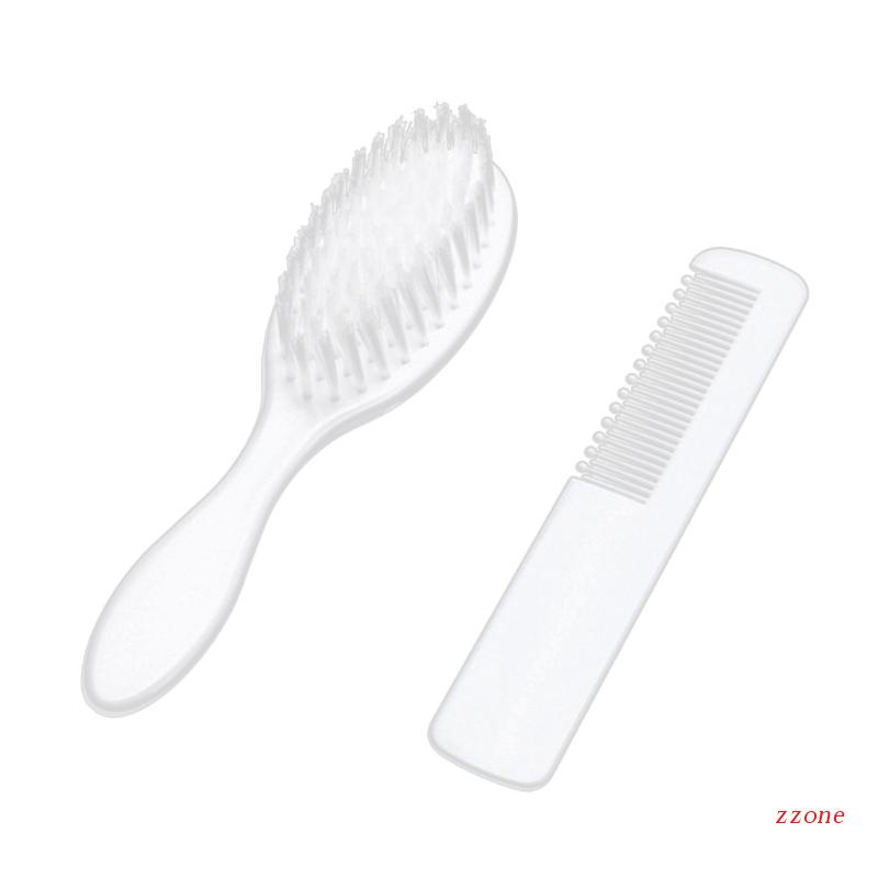 Zzz Set Sisir + Sikat Rambut Bayi / Anak Bahan Bulu Lembut