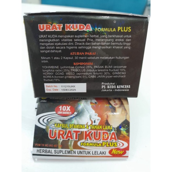 Jual Obat Kuat Urat Kuda Sachset Kapsul Shopee Indonesia