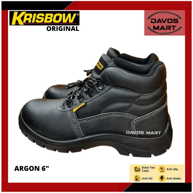 Sepatu Safety Krisbow ARGON 6" || Krisbow Sepatu Safety ARGON 6" || Safety Shoes Krisbow ARGON 6"