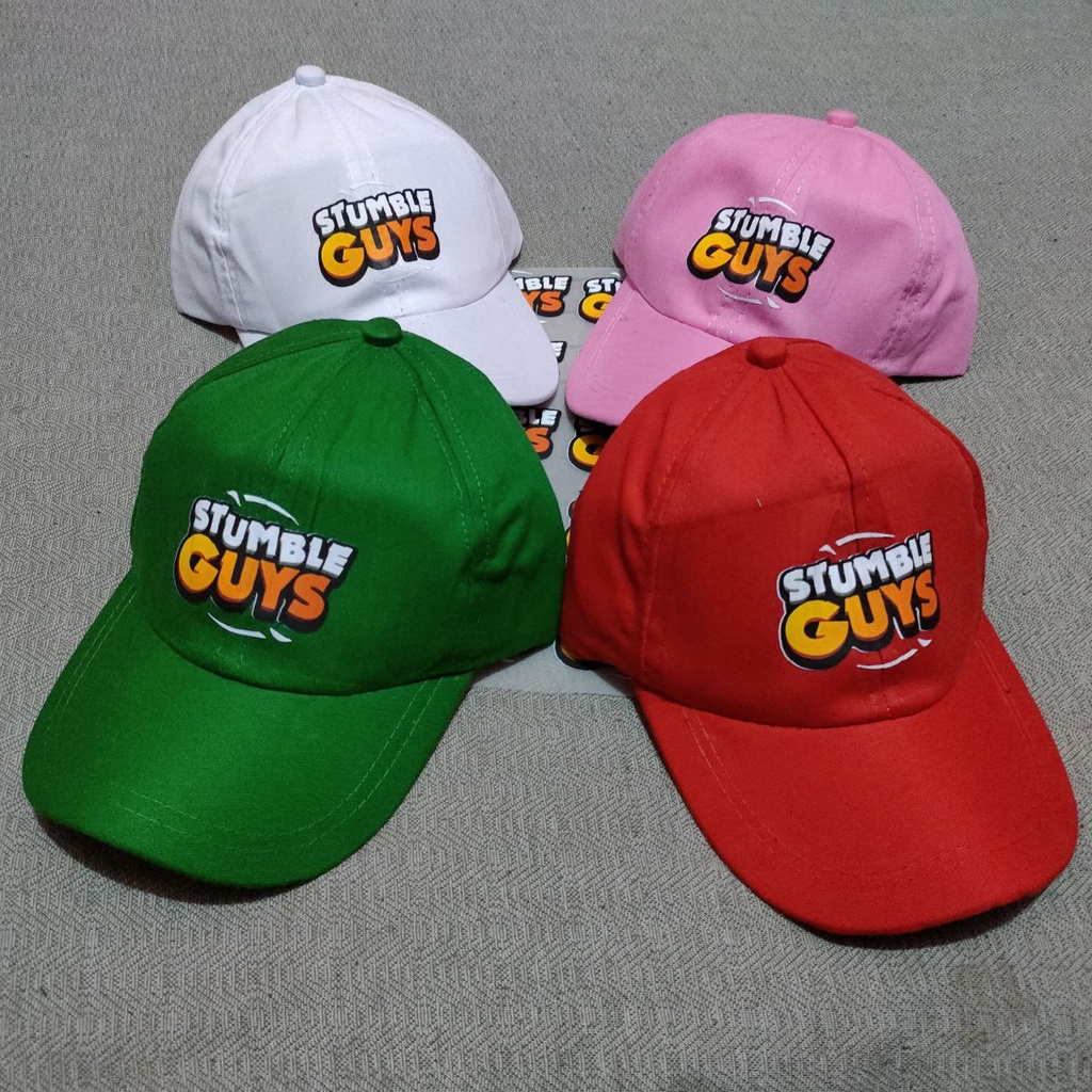 Topi Anak Anak usia 2-7 th logo stumble guys