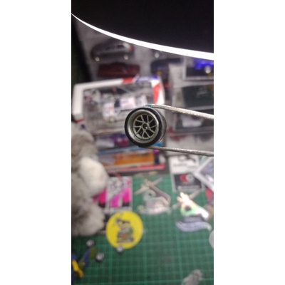 Rebel tires AR14, ban karet hotwheels, 10mm, alloy